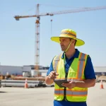 Hi Viz Brimmed Hat - Image 3