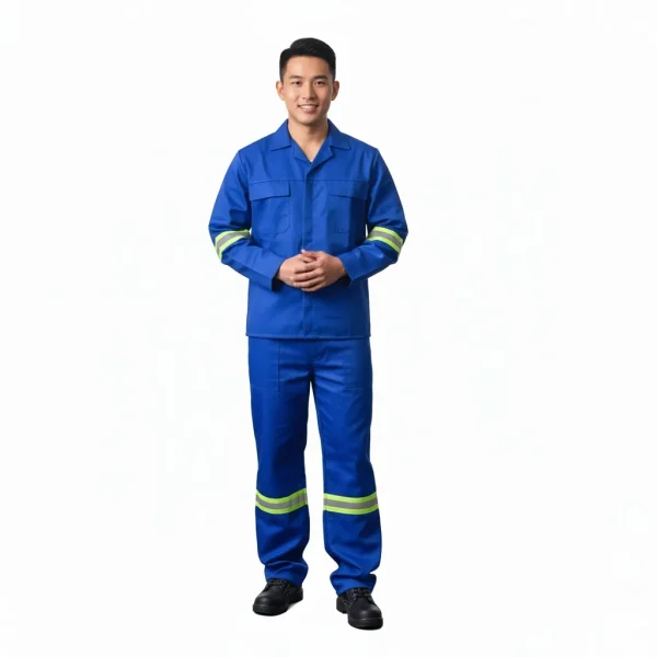 Polycotton Conti Suit With Reflective Tape | Industrial Safety Workwear