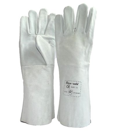 Chrome Leather Double Palm Gloves