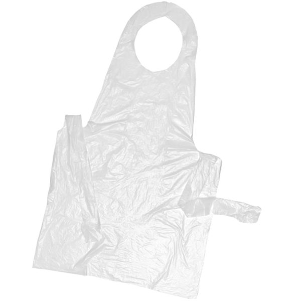 Disposable Plastic Apron for Hygiene & Spill Protection