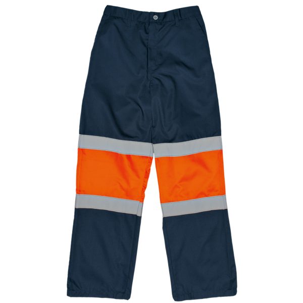 Hi-Vis Two Tone Conti Trousers | Reflective Work Pants