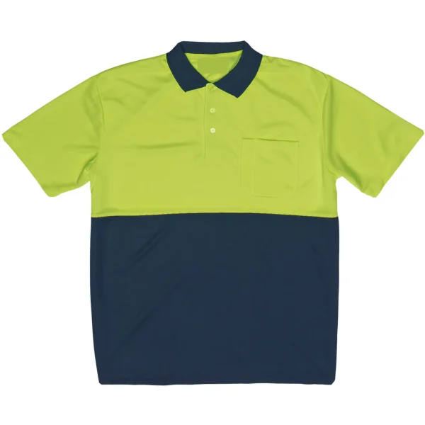 Hi-Vis Two Tone Golfers | Professional Safety Work Shirt