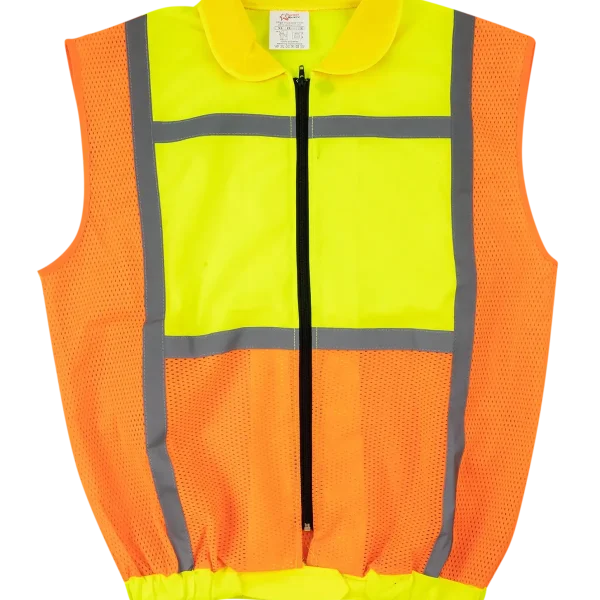 Sleeveless Reflective Jacket | High Visibility Safety Vest