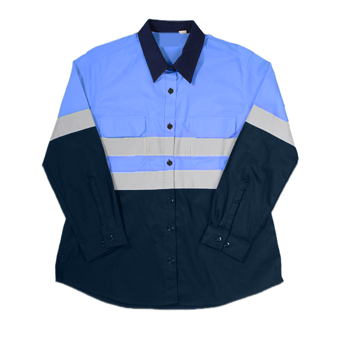 konkonページ　V5 long-sleeve&T-shirtセット Titan Reflective Vented Long Sleeve Mining Shirt Red and Navy