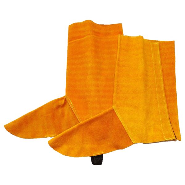 Yellow Leather Ankle Spats | Industrial Ankle Protection