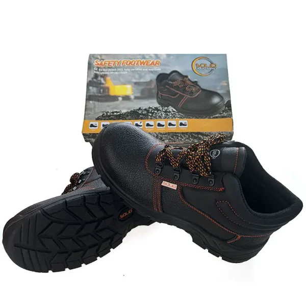 Solid Safety Boots | Steel Toe Cap (NRCS Approved)