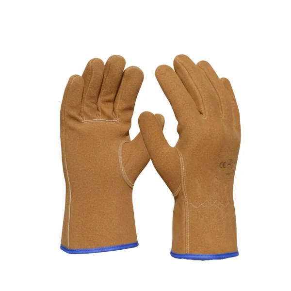 Brown Leather Work Gloves | Industrial Hand Protection